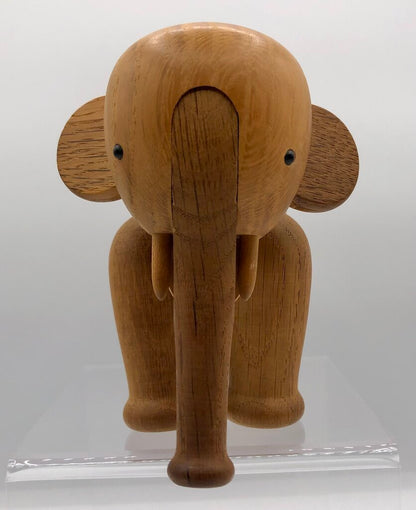 1957 Kay Bojesen Denmark Modern Articulated Oak Elephant /b
