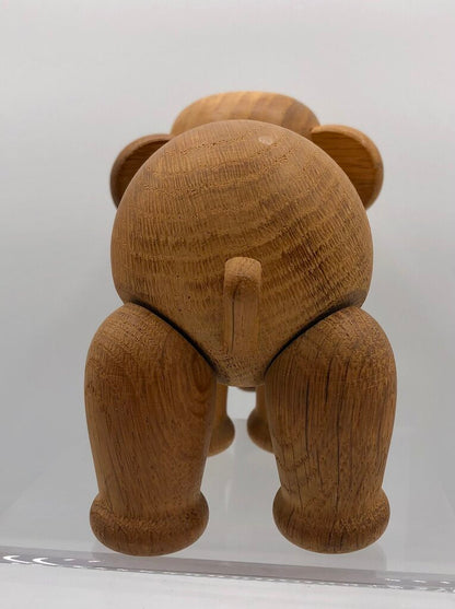 1957 Kay Bojesen Denmark Modern Articulated Oak Elephant /b