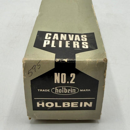 Vintage Holbein Canvas Pliers No.2 Made in Japan w/Box /cb
