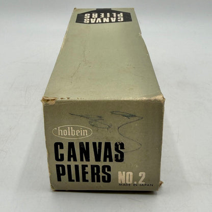 Vintage Holbein Canvas Pliers No.2 Made in Japan w/Box /cb