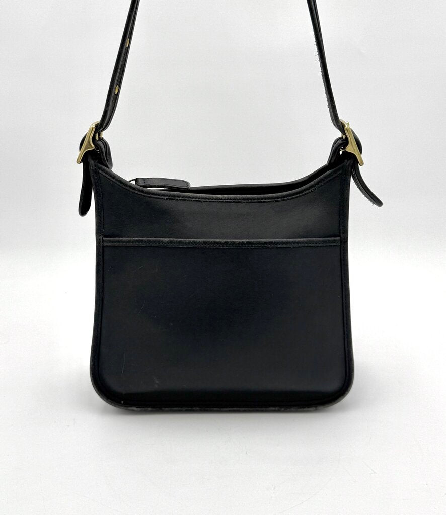 VTG Coach Black Leather Legacy Zip Shoulder Bag