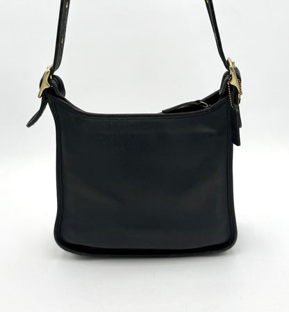 VTG Coach Black Leather Legacy Zip Shoulder Bag