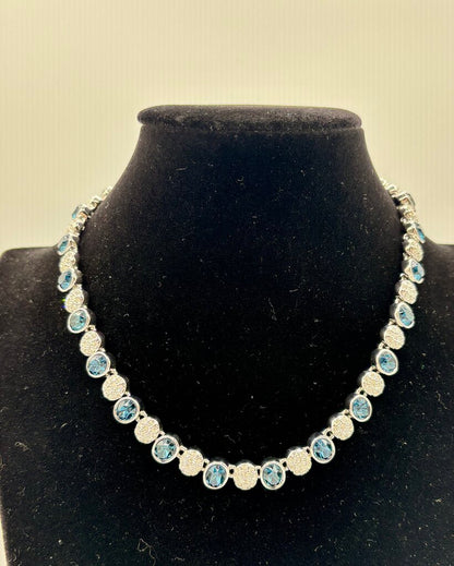 Crystal Necklace & Bracelet Set by Personal Accents /j