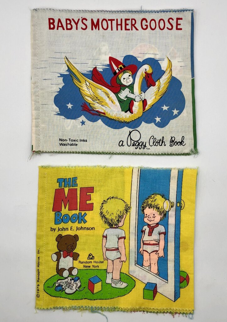5 Vintage 1970’s Cloth Baby Reading Books /b