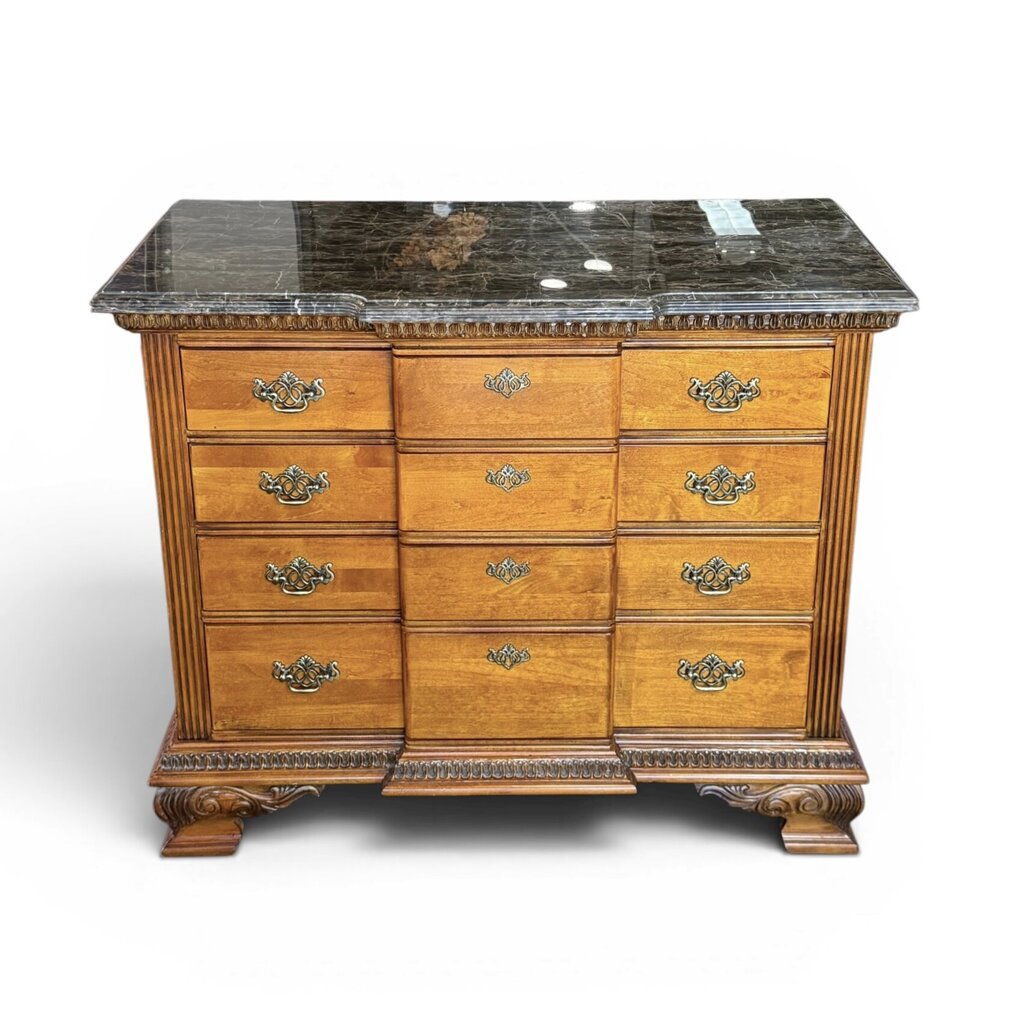 Marble Top Mahogany Dresser