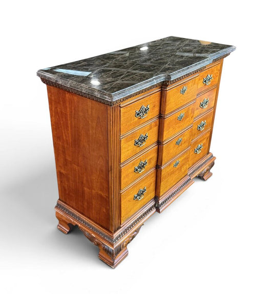 Marble Top Mahogany Dresser