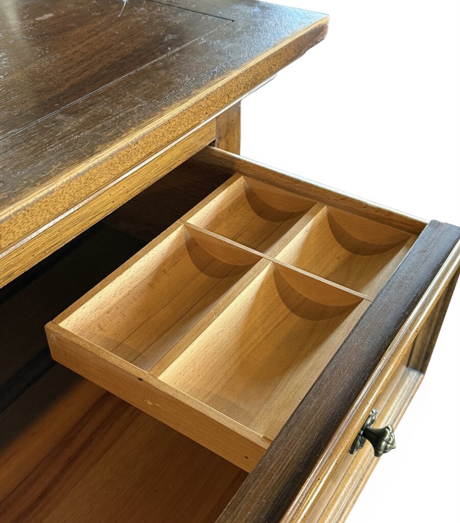 Thomasville Tall 5 Drawer Walnut Dresser