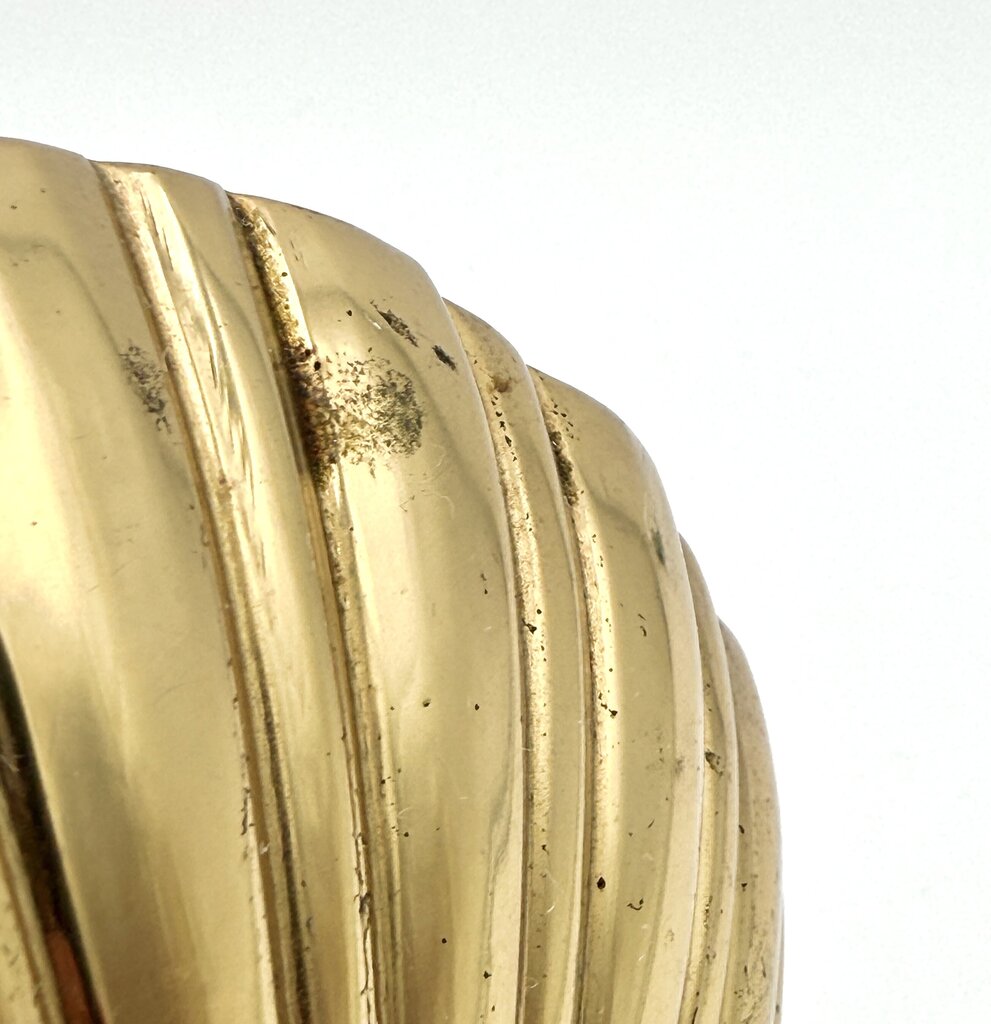 VTG Brass Set of 2 Clamshell Bookends