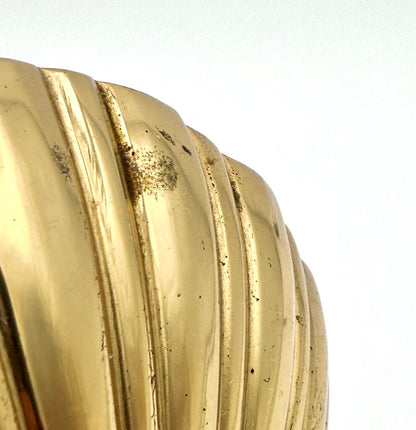 VTG Brass Set of 2 Clamshell Bookends