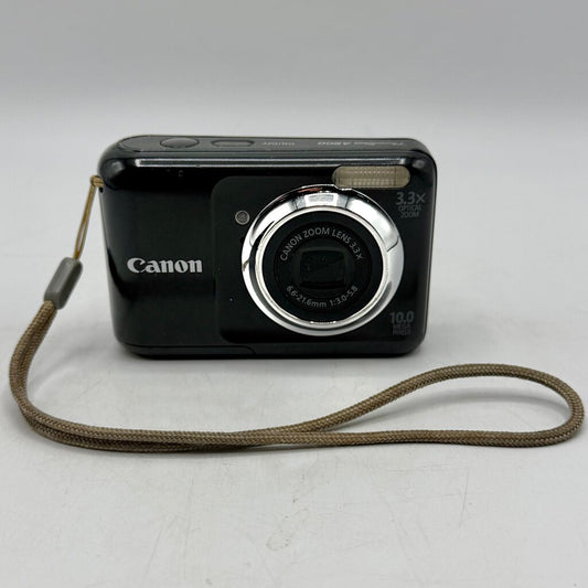 Canon PowerShot A800 Digital Camera 10.0 Mega Pixels w/16GB SDHC Card Tested Works /cb