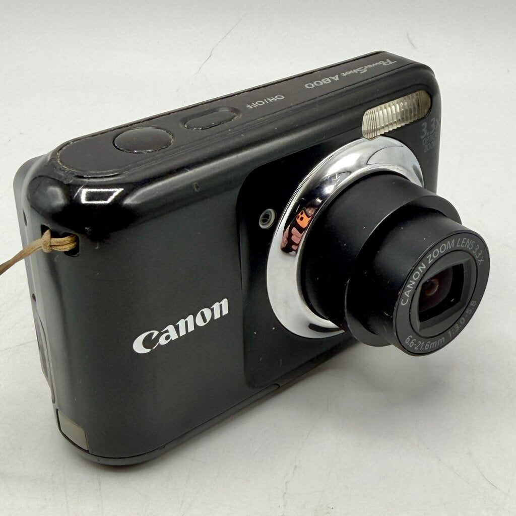 Canon PowerShot A800 Digital Camera 10.0 Mega Pixels w/16GB SDHC Card Tested Works /cb