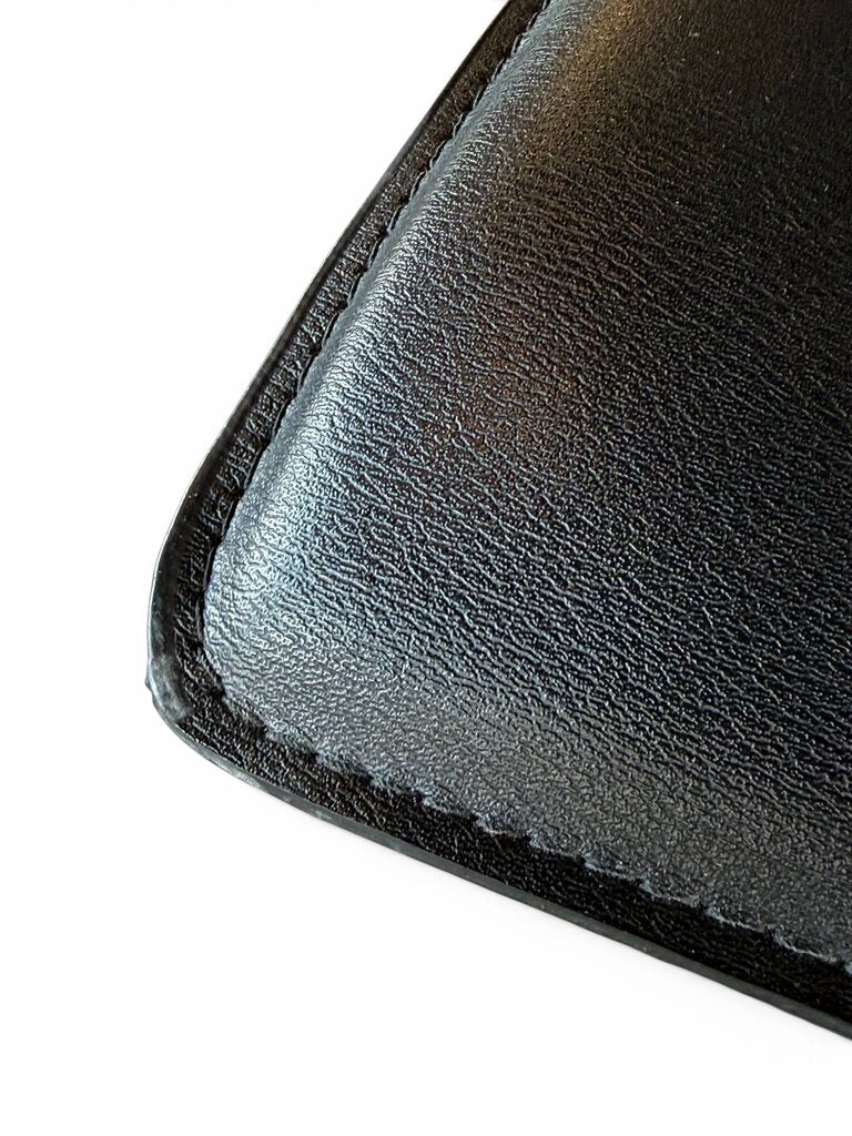 Pair Of 2 Black Faux Leather And Chrome Adjustable Stools