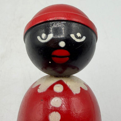 Vintage 1930s Rhody Brush Company Black Americana Mammy 4 1/2” Clothes Brush /cb