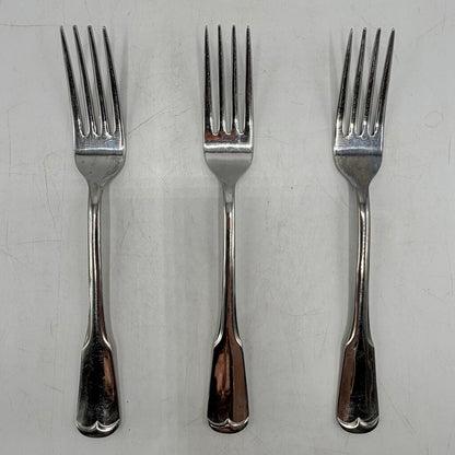 Vintage 27pc. National Stainless Japan “Olde Salem” Flatware Forks Knives Spoons Discontinued /cb