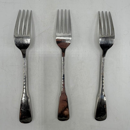 Vintage 27pc. National Stainless Japan “Olde Salem” Flatware Forks Knives Spoons Discontinued /cb