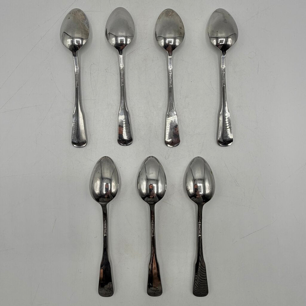 Vintage 27pc. National Stainless Japan “Olde Salem” Flatware Forks Knives Spoons Discontinued /cb