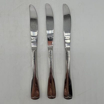 Vintage 27pc. National Stainless Japan “Olde Salem” Flatware Forks Knives Spoons Discontinued /cb