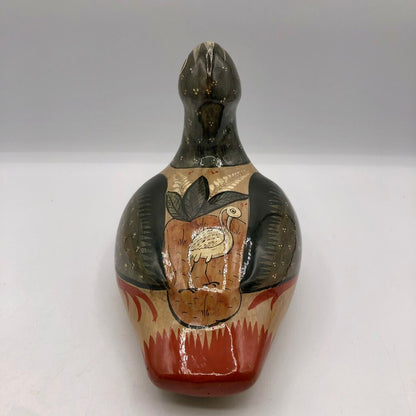 Vtg Tonala Mexican Folk Art Pottery Duck /b