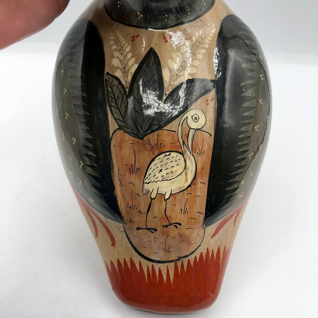 Vtg Tonala Mexican Folk Art Pottery Duck /b