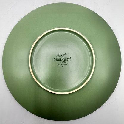 Portfolio by Pfaltzgraff Winterwood Green 3 Piece Buffet Set Mug Salad Plate Dinner Plate /cb