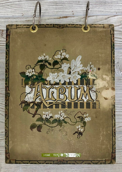 Antique Grand Rapids Mi. Postcard Album 1890’s- Early 1900’s /b