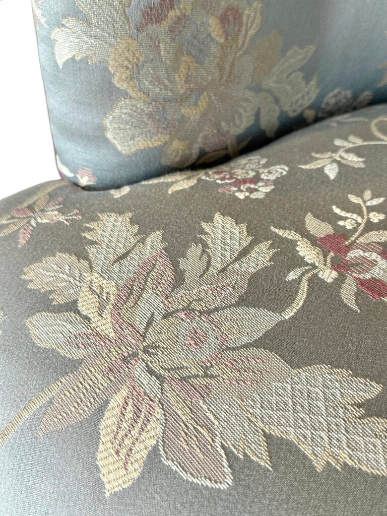 Light Blue French Louis Style Tub Armchair