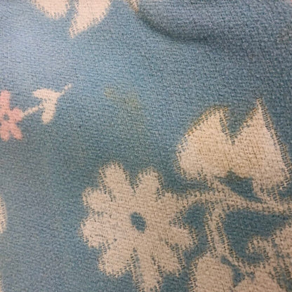 2 Vintage Baby Blankets 100% Cotton Kittens & Bears /b
