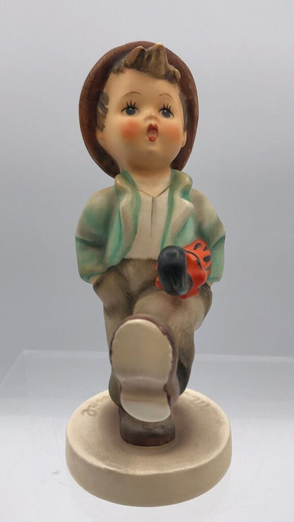 Vtg Goebel W. Germany Hummel “Happy Traveler” #109 Porcelain Figurine /b