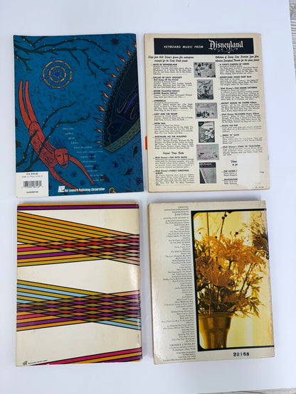VTG lot of 4 Song Books Piano/Guitar Judy Collins-Indigo Girls-Disney-Peter, Paul & Mary /r0