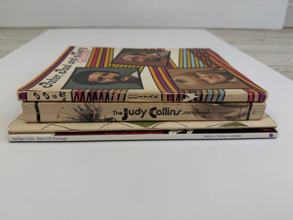 VTG lot of 4 Song Books Piano/Guitar Judy Collins-Indigo Girls-Disney-Peter, Paul & Mary /r0