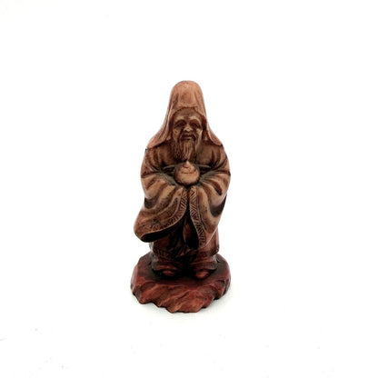 Set of 7 Immortals Of Taoism Resin Carved Figurines