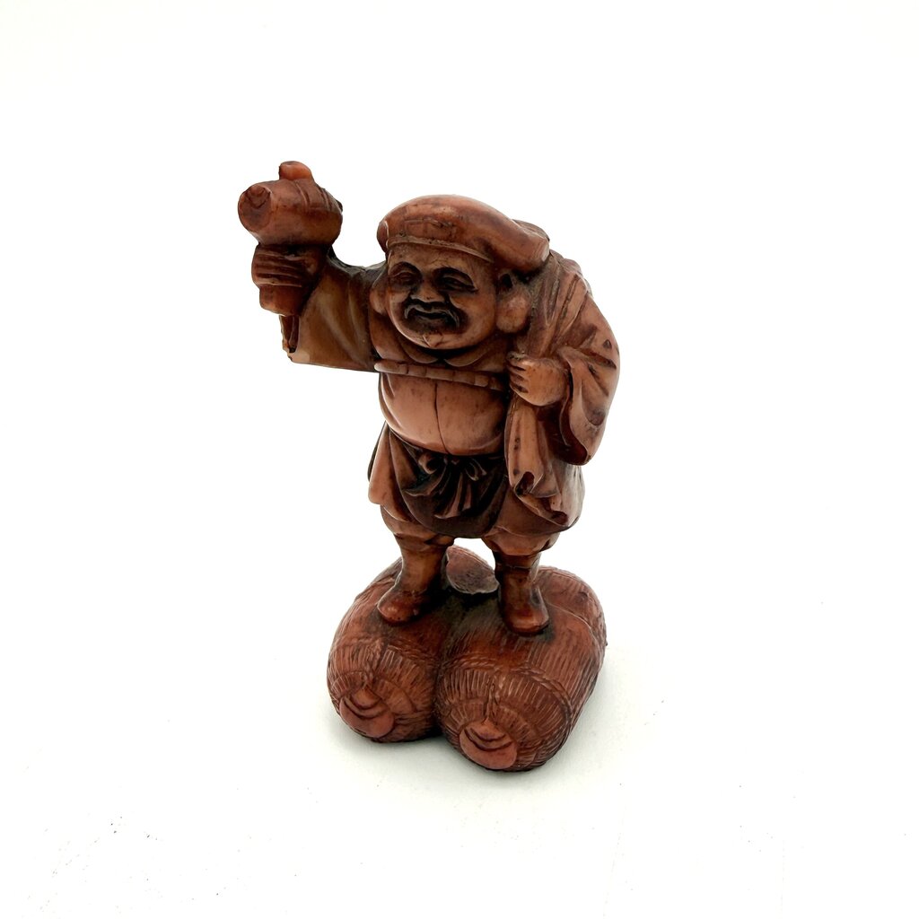 Set of 7 Immortals Of Taoism Resin Carved Figurines