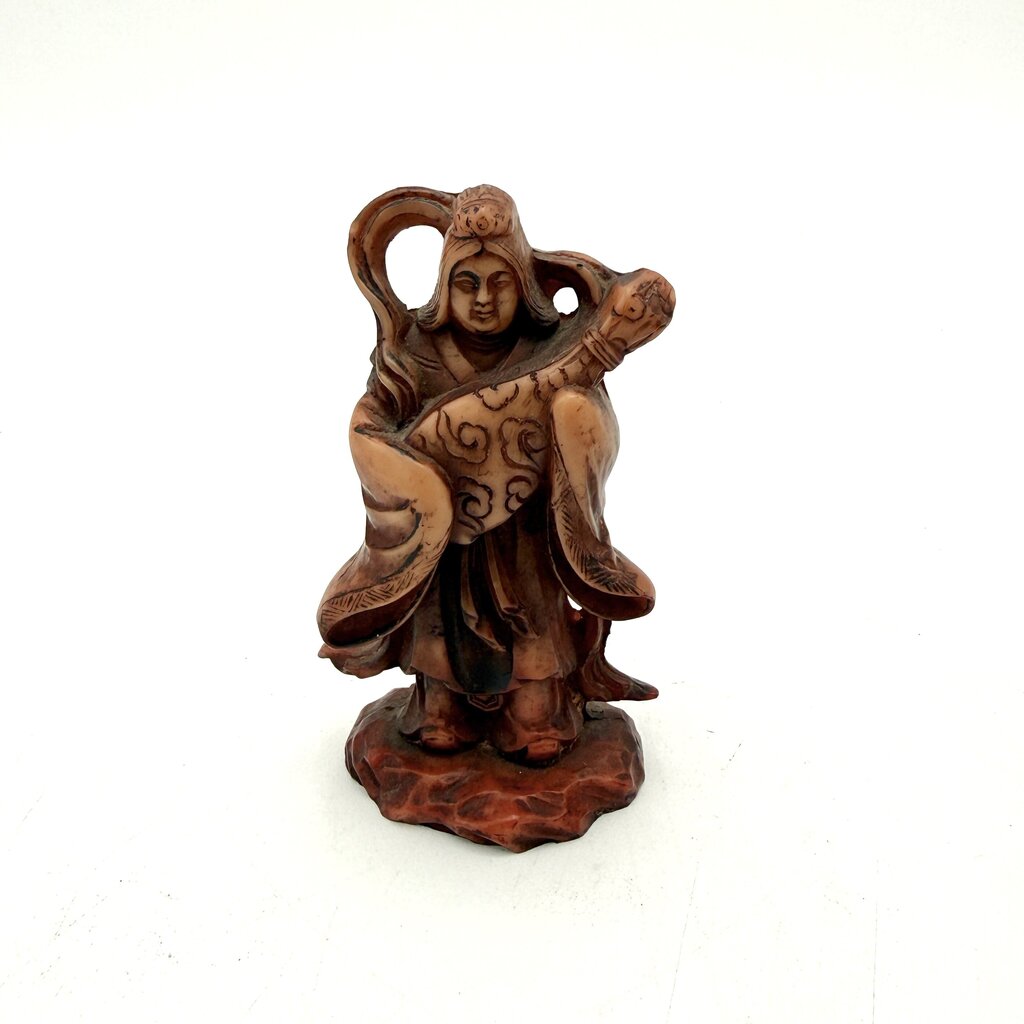 Set of 7 Immortals Of Taoism Resin Carved Figurines