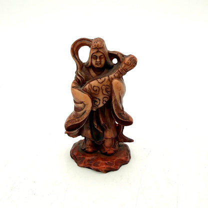 Set of 7 Immortals Of Taoism Resin Carved Figurines