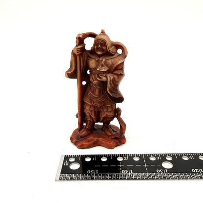 Set of 7 Immortals Of Taoism Resin Carved Figurines