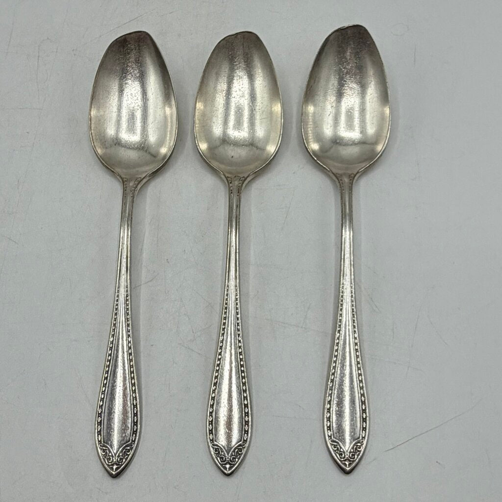 Vintage Oneida Community Silver Plate SHERATON 18pc Mixed Flatware Lot /cb