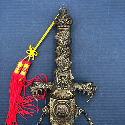 Lion Pride Blue Dragon Dagger w/ Sheath /b