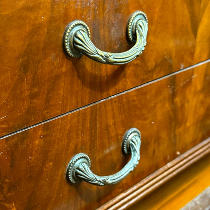 Antique Carved Hardwood 6 Drawer Dresser