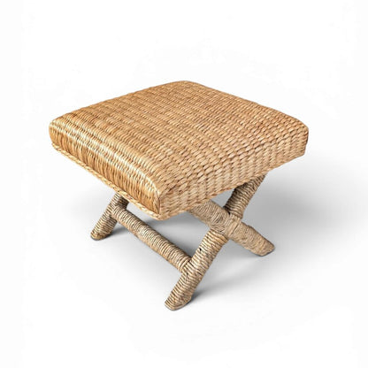 Square Rattan Stool