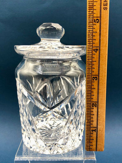 Tyrone Crystal Ireland Jam/ Condiment Jar /b