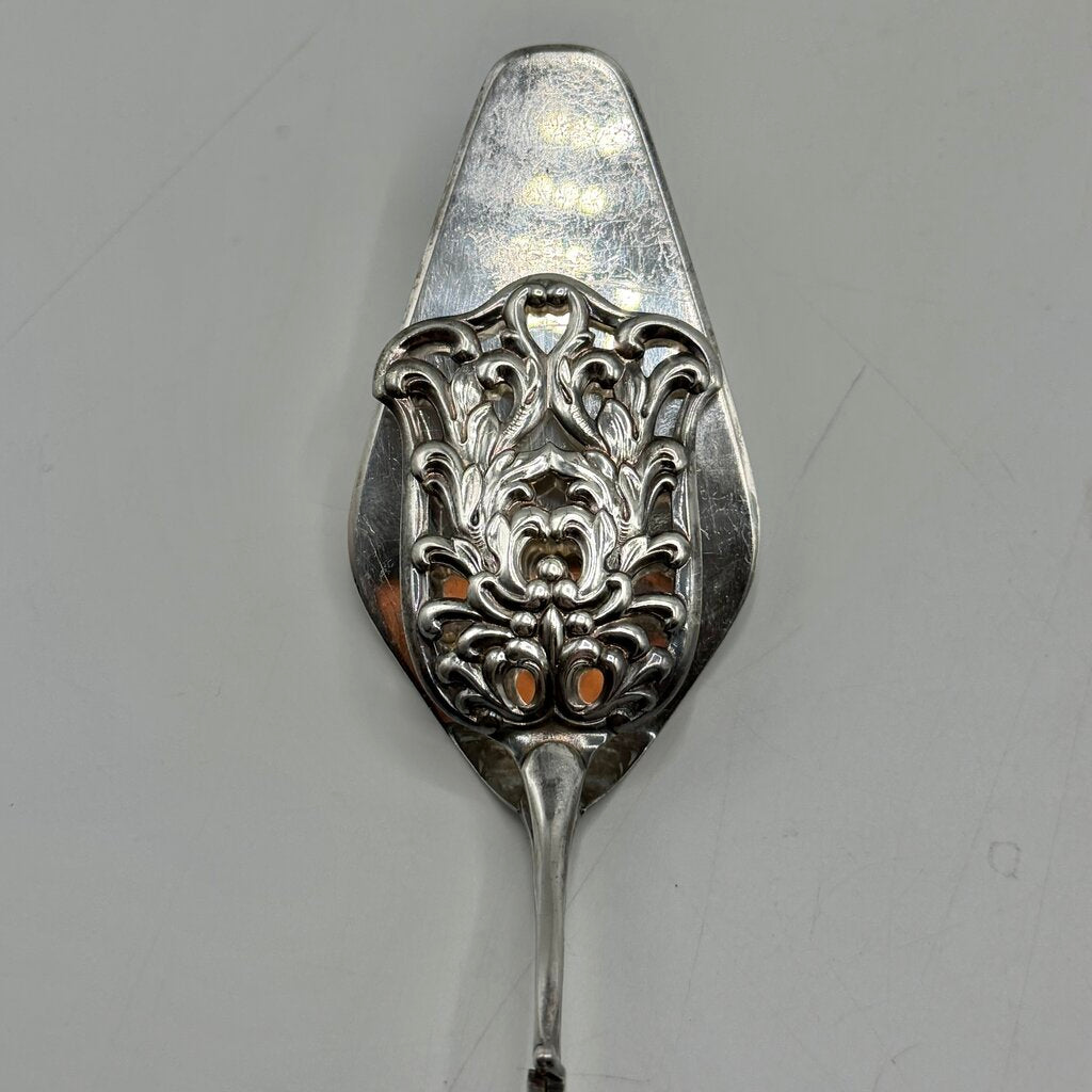 Vintage Eisenberg-Lozano Solingen Germany Ornate Silverplate Pie/Pastry Tongs /cb