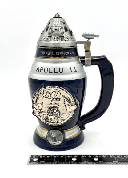 Bradford Exchange Apollo 11 50th Anniversary Collectable Stein