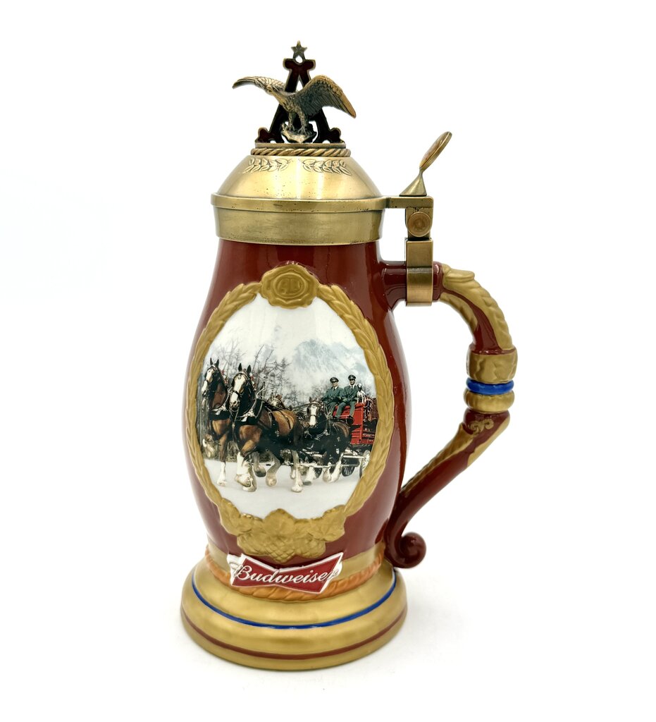 Budweiser Bradford Exchange Timeless Traditions Heirloom Collectable Stein