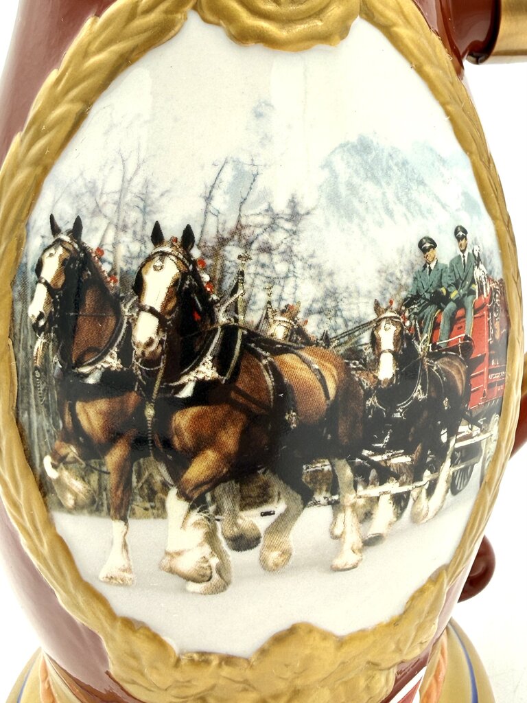 Budweiser Bradford Exchange Timeless Traditions Heirloom Collectable Stein