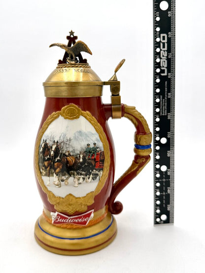 Budweiser Bradford Exchange Timeless Traditions Heirloom Collectable Stein