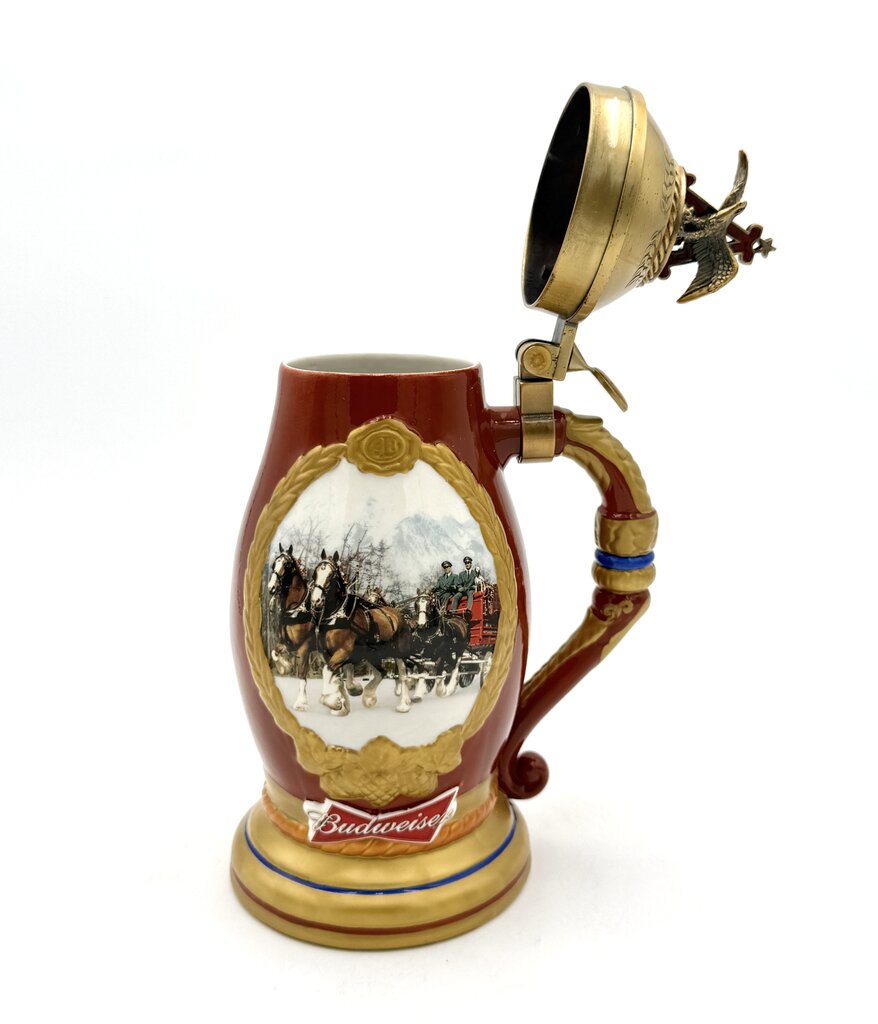 Budweiser Bradford Exchange Timeless Traditions Heirloom Collectable Stein
