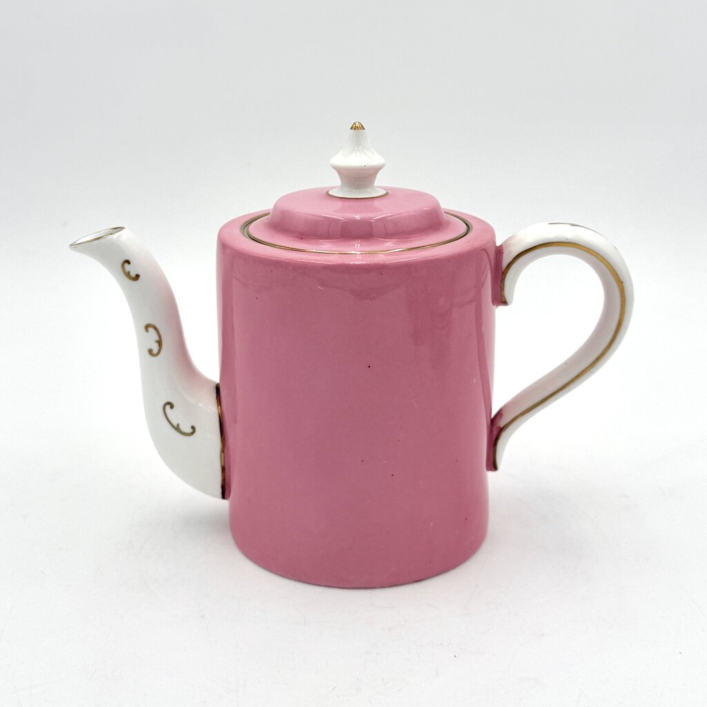 VTG Pink And Gold Set of 16 CMP England Porcelain Tea Set