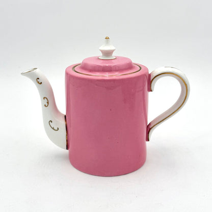 VTG Pink And Gold Set of 16 CMP England Porcelain Tea Set