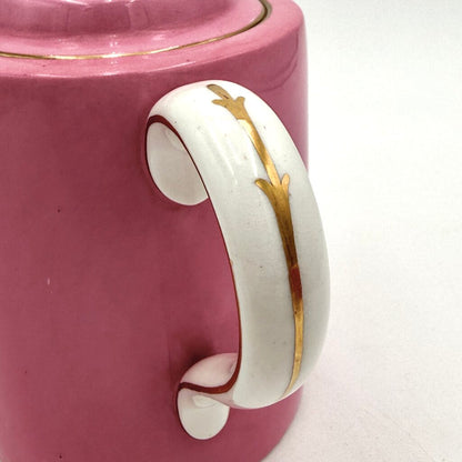 VTG Pink And Gold Set of 16 CMP England Porcelain Tea Set