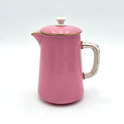 VTG Pink And Gold Set of 16 CMP England Porcelain Tea Set